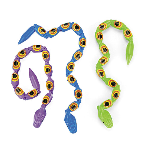 PLASTIC WIGGLE SNAKES                36 CT/UNIT