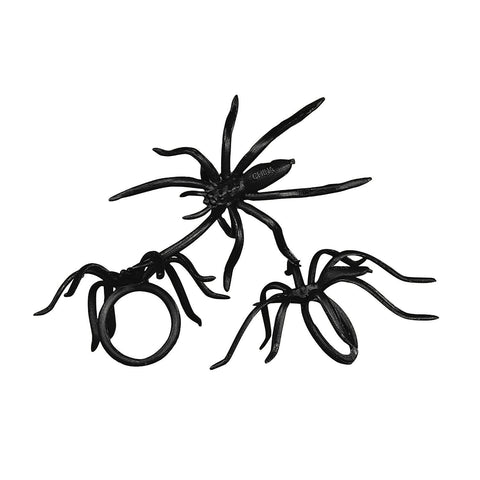 SPIDER - BLACK  PLASTIC 2"  144 CT