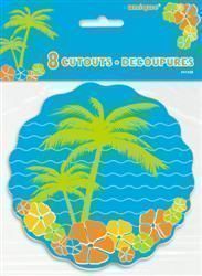 LUAU CUTOUTS 8CT