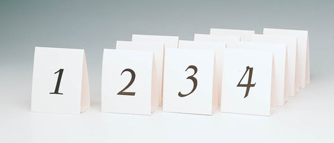 TABLE CARDS WITH NUMBERS