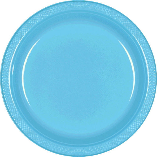 PLATE - CARIBBEAN 9"    PLASTIC   20 CT/PKG