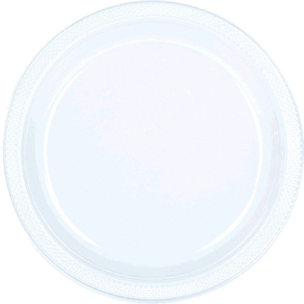PLATE - CLEAR 9" PLASTIC  20 CT/PKG