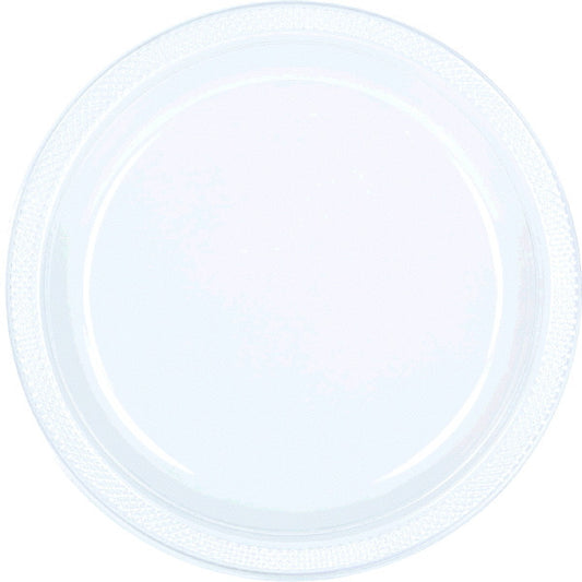 PLATE - CLEAR 9" PLASTIC  20 CT/PKG