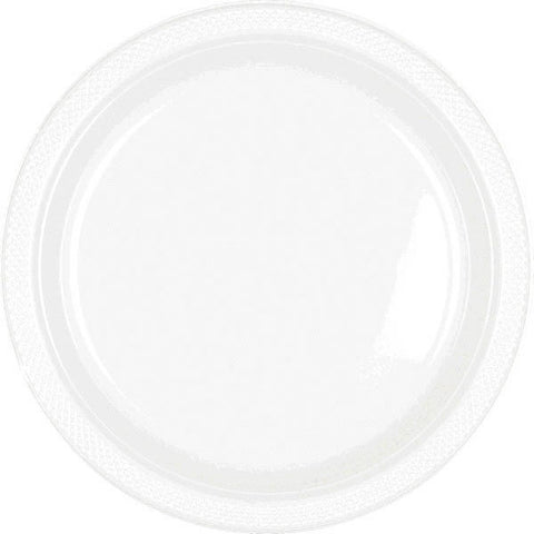 PLATE - FROSTY WHITE 10 1/2" PLASTIC 20 CT/PKG