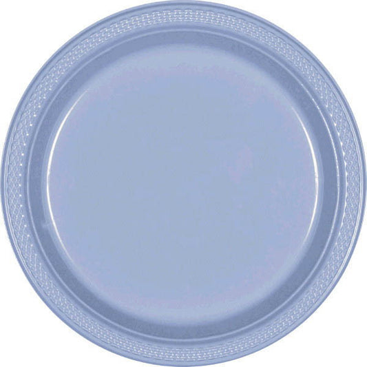 PLATE - PASTEL BLUE 10 1/4" PLASTIC 20 CT/PKG