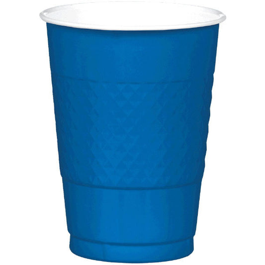 PLASTIC CUPS - ROYAL BLUE   16OZ   20 COUNT