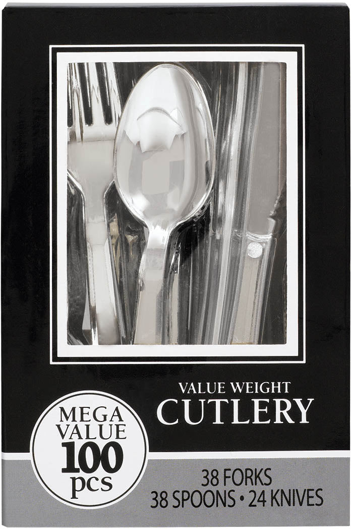 SILVER CUTLERY 100 PIECE