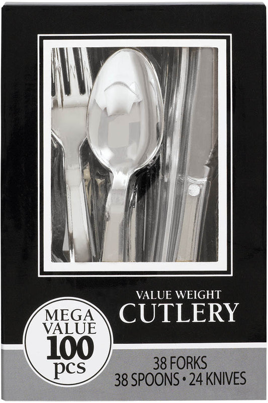 SILVER CUTLERY 100 PIECE