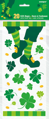 ST. PATRICK'S DAY CLEAR CELLO BAGS