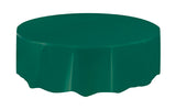 HUNTER GREEN ROUND TABLE COVER