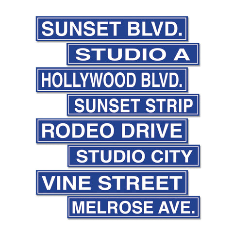 HOLLYWOOD STREET SIGNS