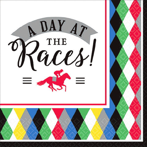 Derby Day Beverage Napkins