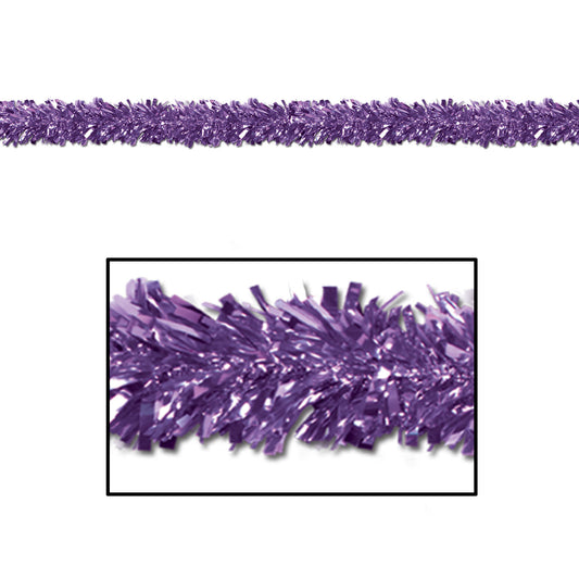 GARLAND - PURPLE METALLIC 15' X 4"