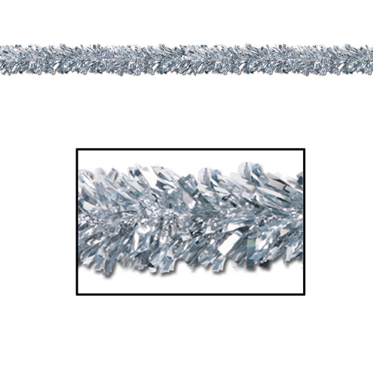 GARLAND - SILVER METALLIC 15' X 4"