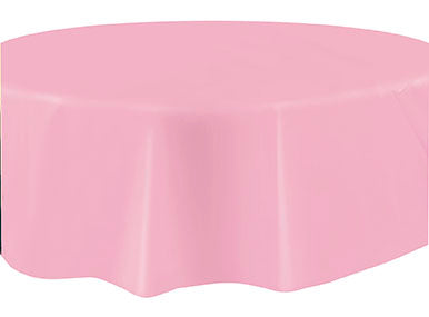 LIGHT PINK 84" ROUND TABLE COVER