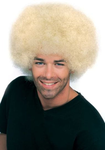 BLONDE AFRO WIG - ADULT