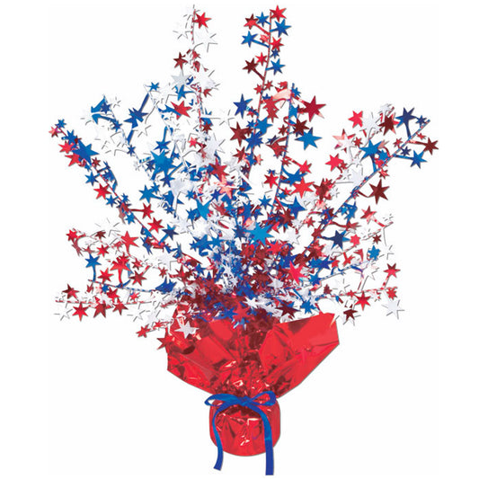 CENTERPIECE - R W B STAR GLEAM N BURST