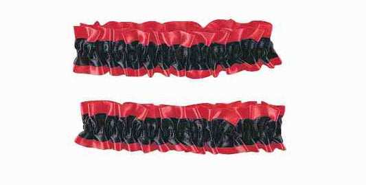 Red & Black Garters