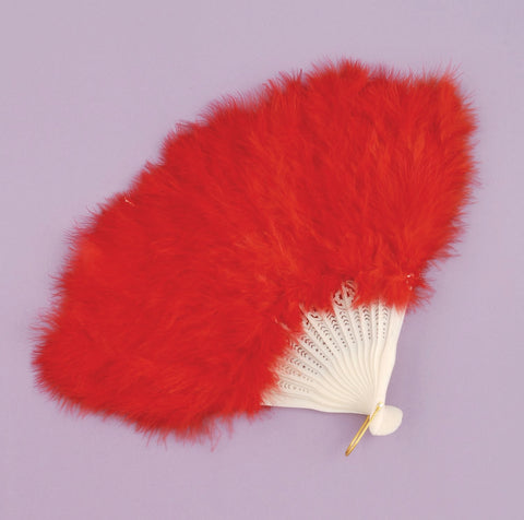 Red Feather Fan