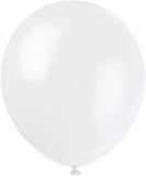 12" LATEX BALLOONS 10 COUNT 17+ COLORS