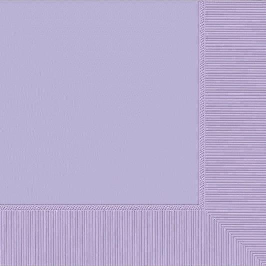 DINNER NAPKINS - LAVENDER     20 COUNT