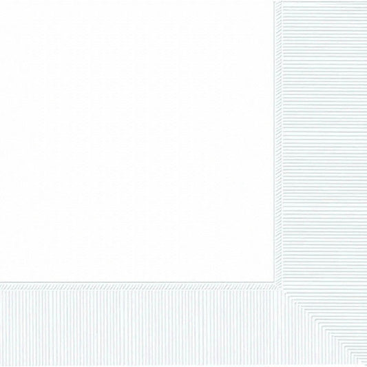 DINNER NAPKINS - FROSTY WHITE    20 COUNT