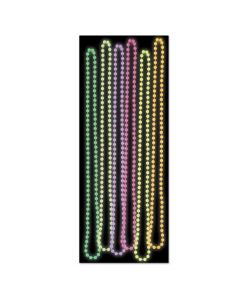 GLOW IN THE DARK BEADED NECKLACE