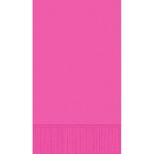 GUEST TOWEL - BRIGHT PINK 40CT.