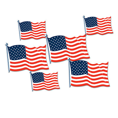 American Flag Cutouts