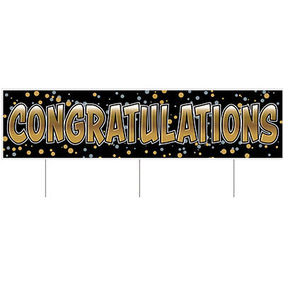 CONGRATULATIONS GRADUATION YARD SIGN