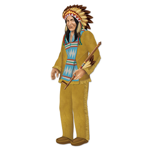 Indian / Native American Chief Jointed Cutout