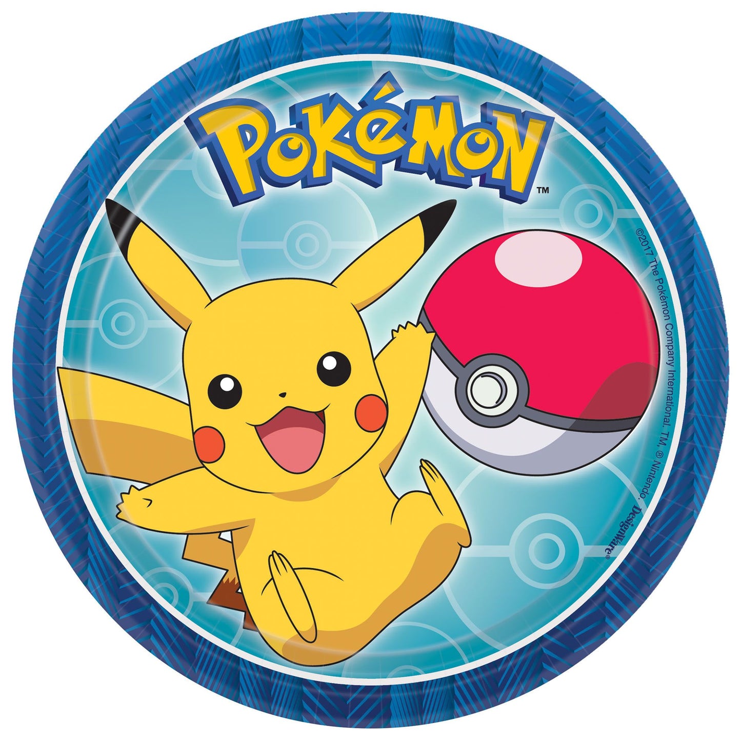 Pokemon 7" Paper Plates
