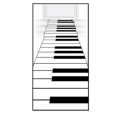 PIANO KEYBOARD RUNNER 24" x 10'