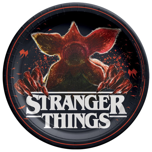 Stranger Things Paper Plates