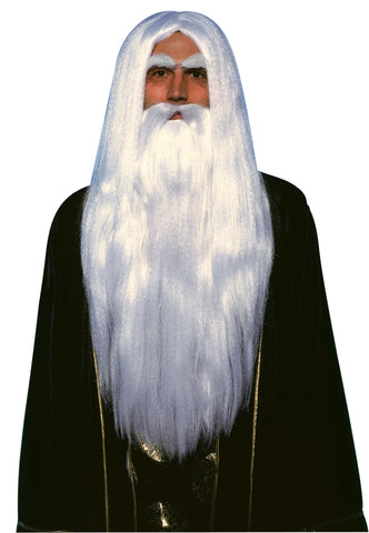 Merlin Beard and Wig Set