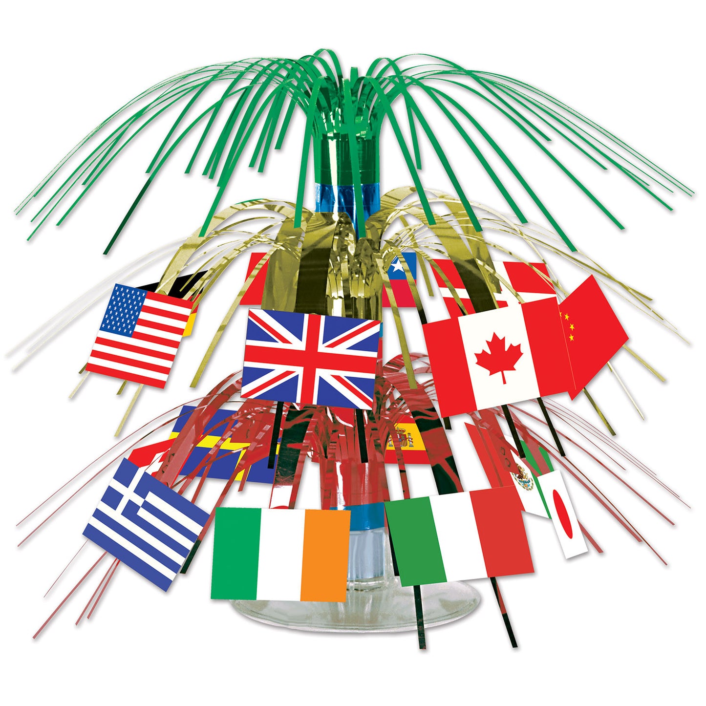 MINI INTERNATIONAL CENTER PIECE   7.5" TALL    EAC
