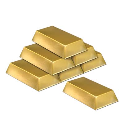 Gold Bar Decorations