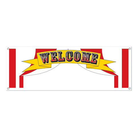 WELCOME CIRCUS BANNER