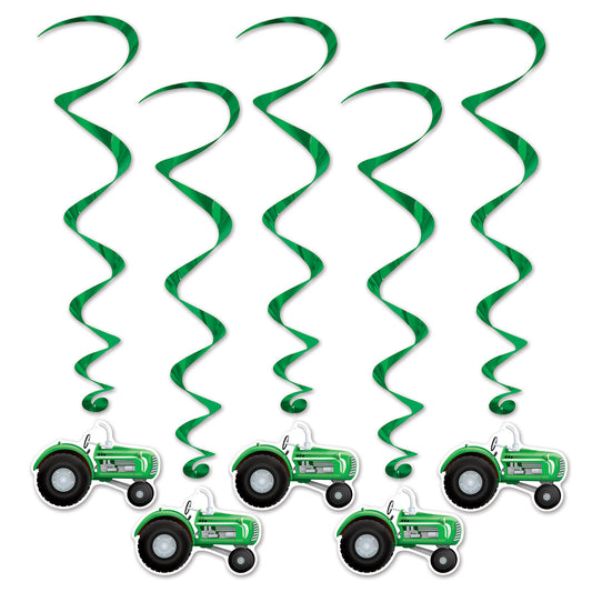 TRACTOR WHIRLS HANGING  40"     5 CT/PKG