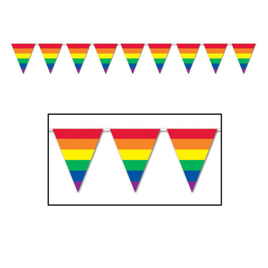 BANNER - RAINBOW PENNANT