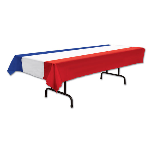 Patriotic Plastic Tablecover - 54" x 108"