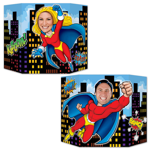 SUPER HERO PHOTO PROP
