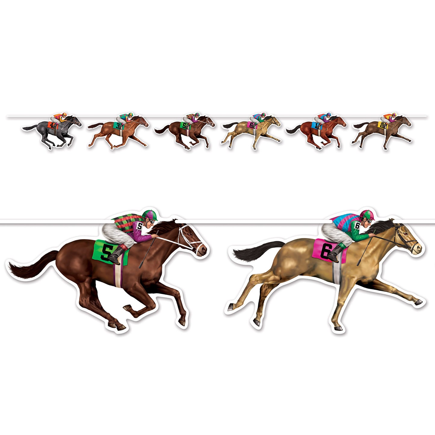 Horse Racing Streamer Banner