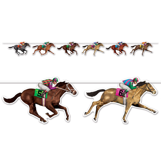 Horse Racing Streamer Banner