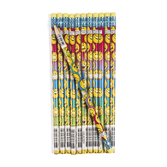 PENCIL - SMILE FACE 24PCS/PKG