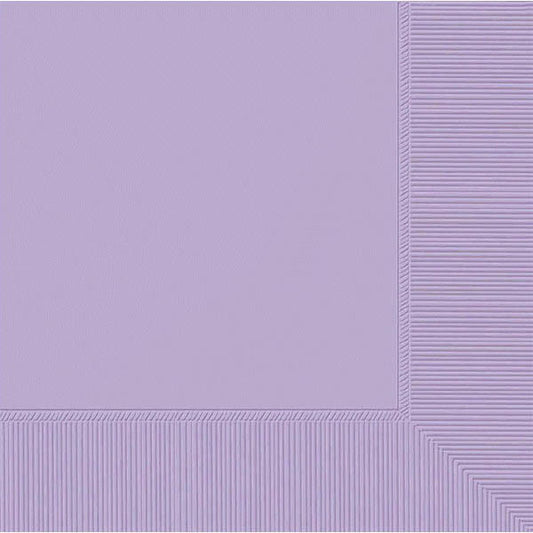 BEVERAGE NAPKINS    LAVENDER  100CNT