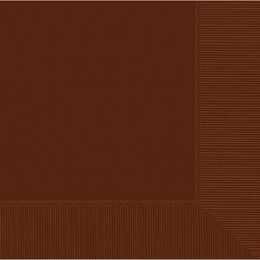 BEVERAGE NAPKINS   BROWN     125CNT