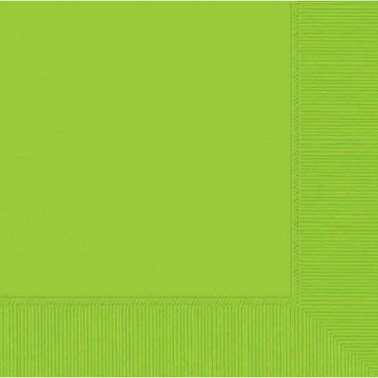 BEVERAGE NAPKINS   KIWI GREEN     40CNT