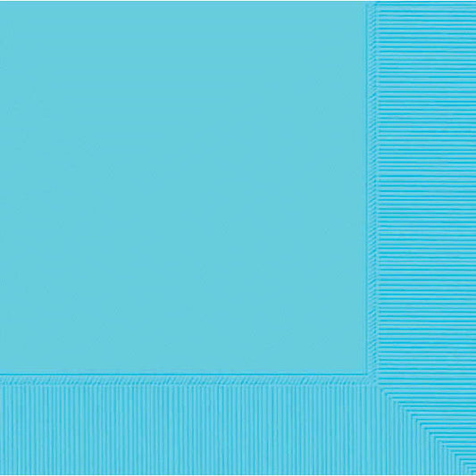 BEVERAGE NAPKINS CARIBBEAN BLUE    40PCS/PKG