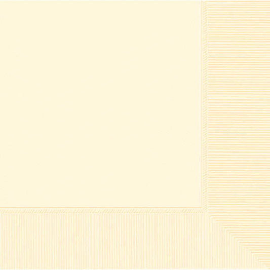 BEVERAGE NAPKINS VANILLA CREAM     40CNT